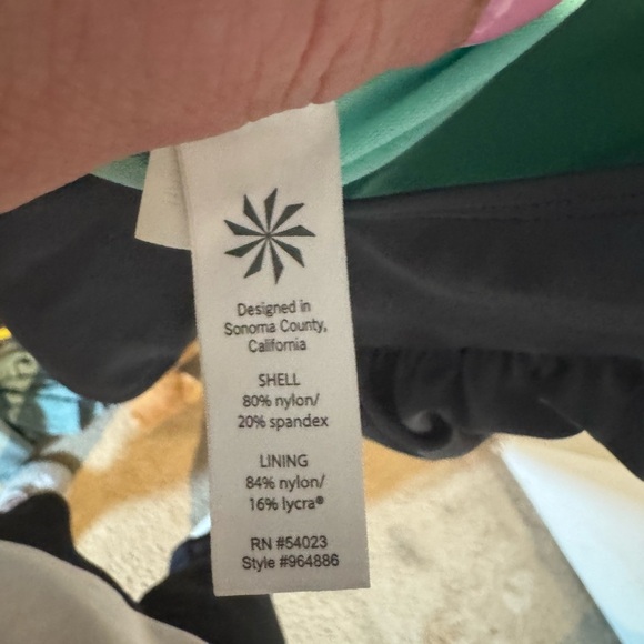 ATHLETA Black Twister Swimsuit One Piece 36 B/C - Picture 5 of 11